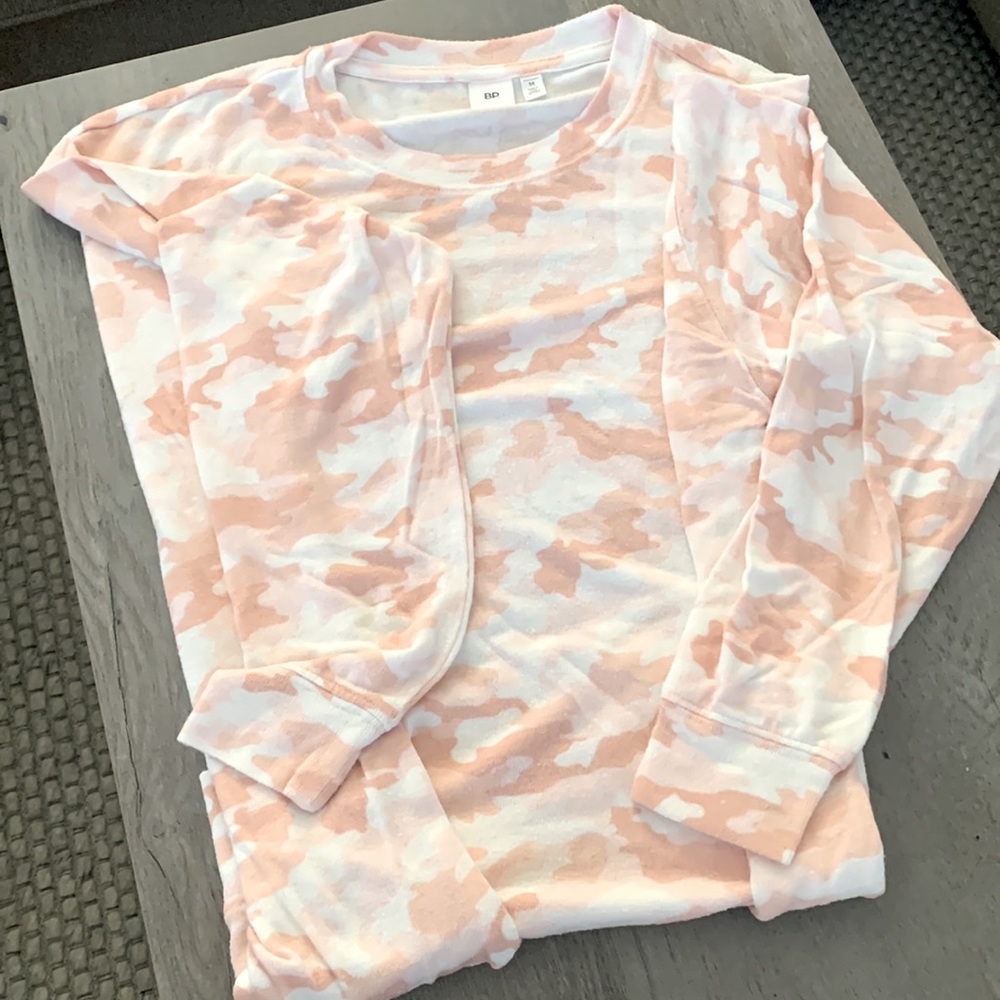 BP Pink Camo light weight sweater, worn once